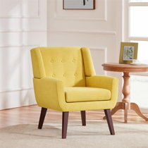 Mid Century Modern Yellow Accent Chairs You ll Love Wayfair